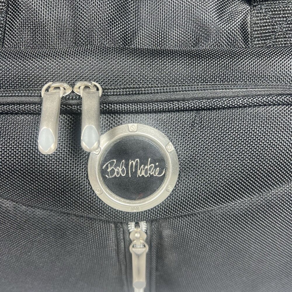 Bob Mackie Black Carry On Bag Vintage New With Tags - Picture 3 of 11